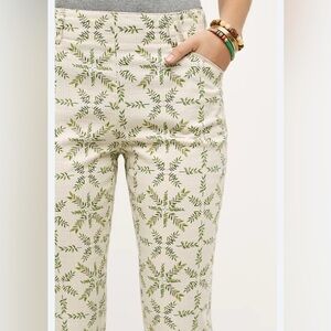 CARTONNIER Anthropologie Cropped Medallion Charlie Trouser - size 4
